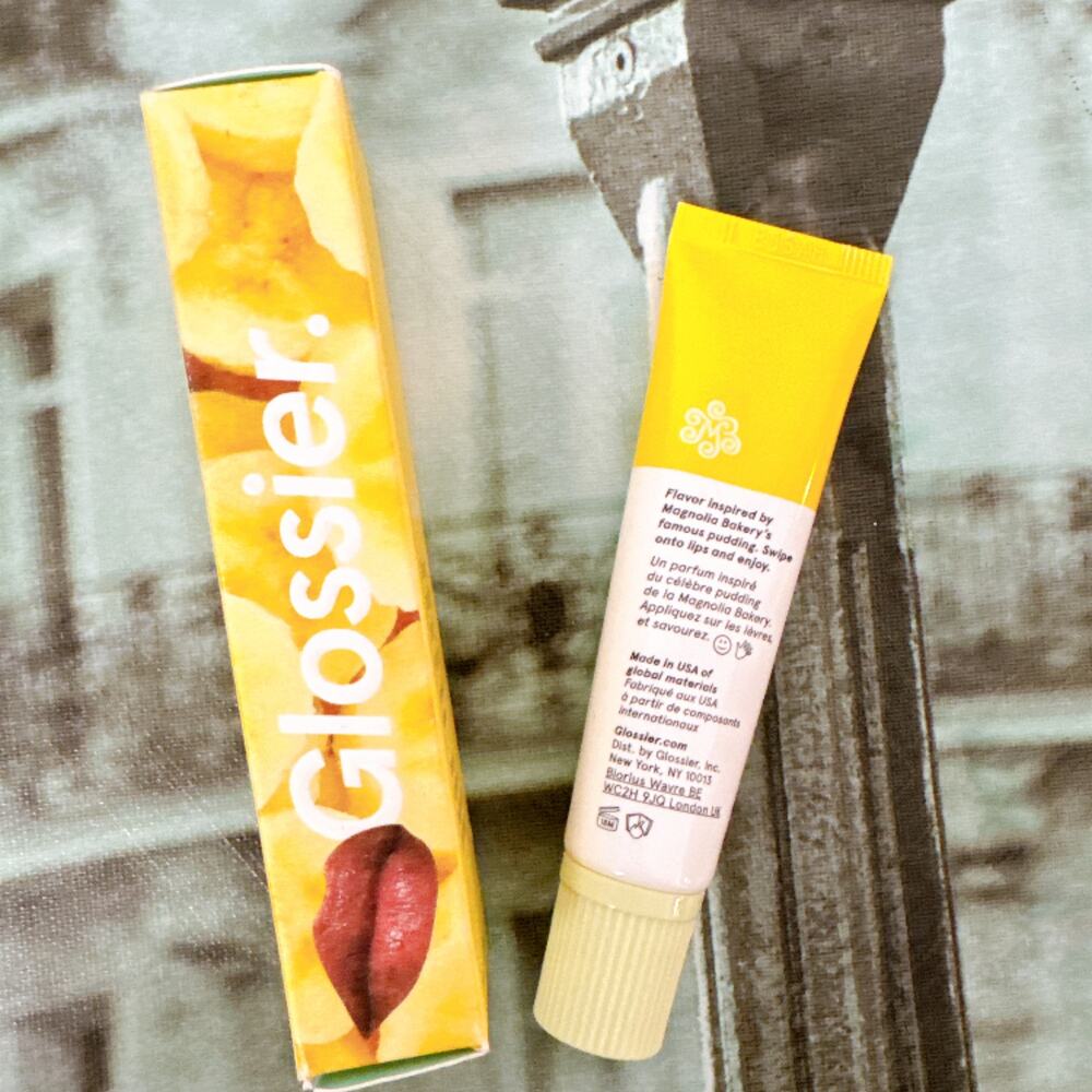 Glossier Magnolia Bakery Banana Pudding Balm Dotcom Lip Salve 15ml